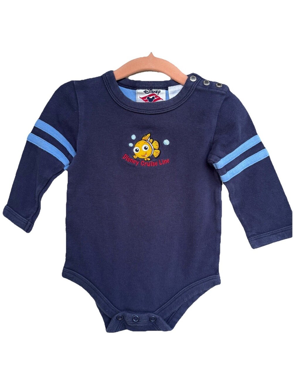 Vintage 2000s Finding Nemo Disney Cruise Lines One Piece Bodysuit BABY 12 Months